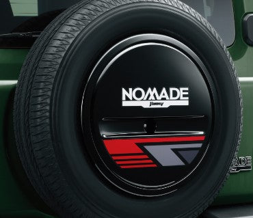 SUZUKI JIMNY GENUINE GEAR - Spare tire half cover decal