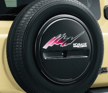 SUZUKI JIMNY GENUINE GEAR - Spare tire half cover decal