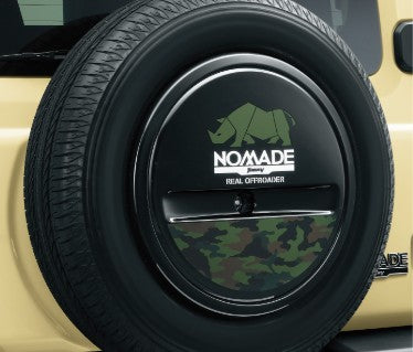 SUZUKI JIMNY GENUINE GEAR - Spare tire half cover decal