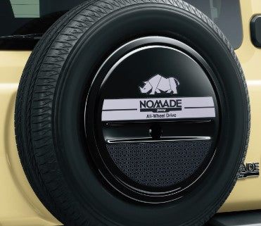 SUZUKI JIMNY GENUINE GEAR - Spare tire half cover decal