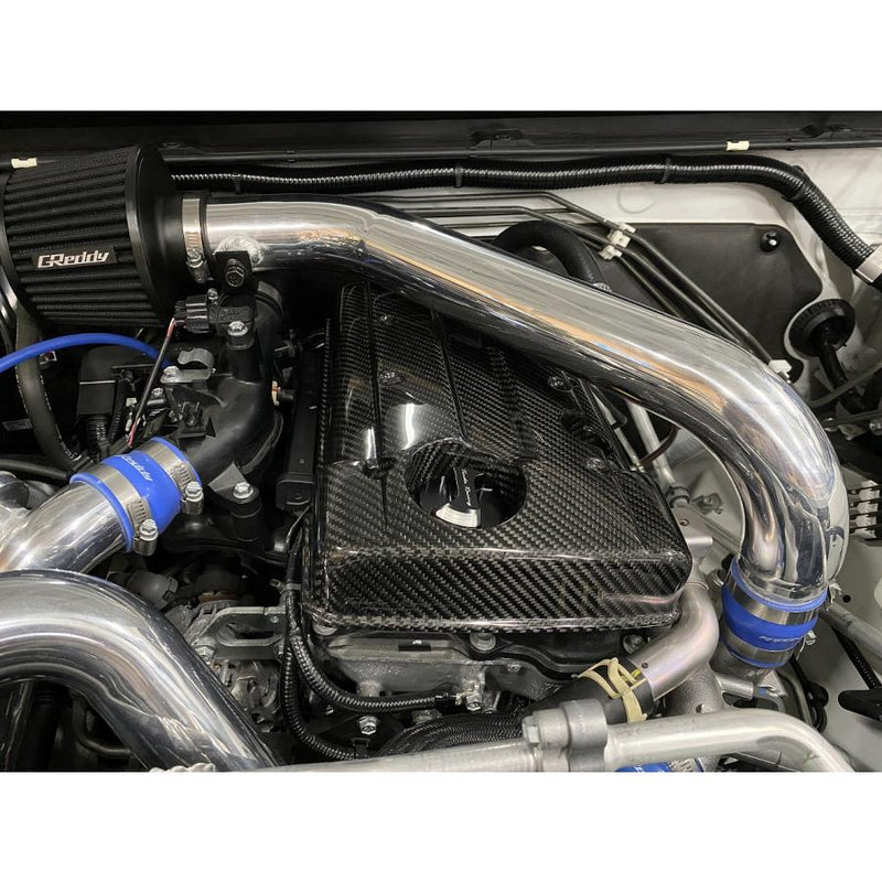 Tsuda Racing - Carbon Fiber Engine Cover for JB74 Jimny/Sierra